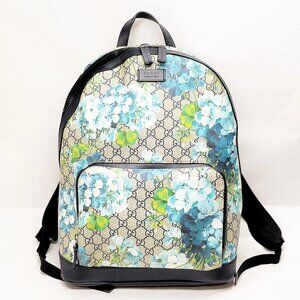 Gucci BackPack Bag Navy Blue PVC mon-837-091325